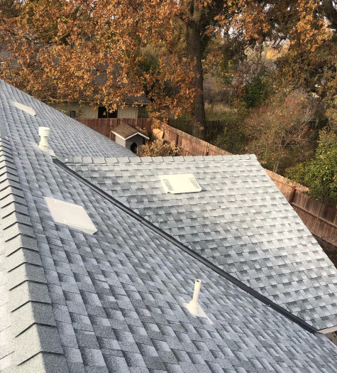 a newly maintenance roof